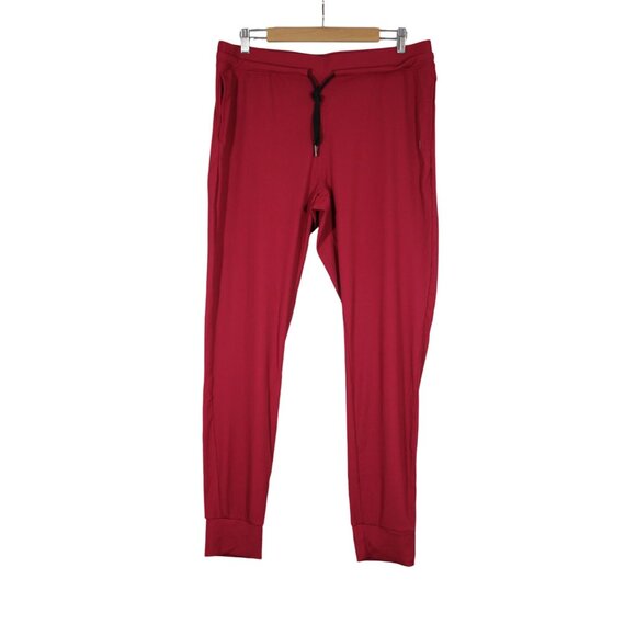 Born Primitive women's zippered stretch cranberry recovery joggers XXL - Picture 1 of 12